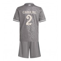 Real Madrid Daniel Carvajal #2 Tretí Detský futbalový dres 2024-25 Krátky Rukáv (+ trenírky)